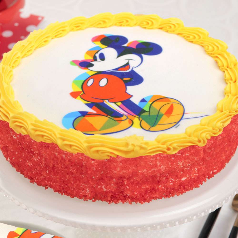 Mickey Mouse Cake Close-up
