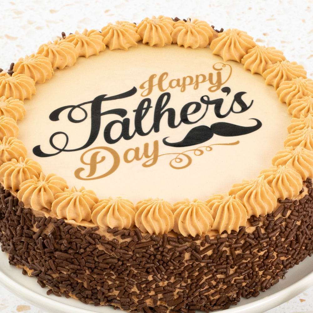 Happy Father's Day Cake Close-up