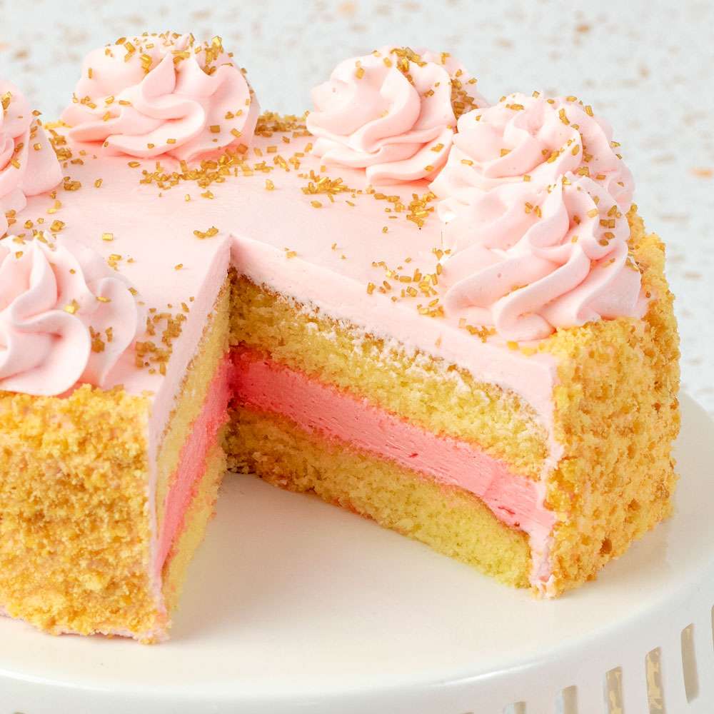 Vegan Pink Champagne Cake (with champagne buttercream) - Rainbow  Nourishments
