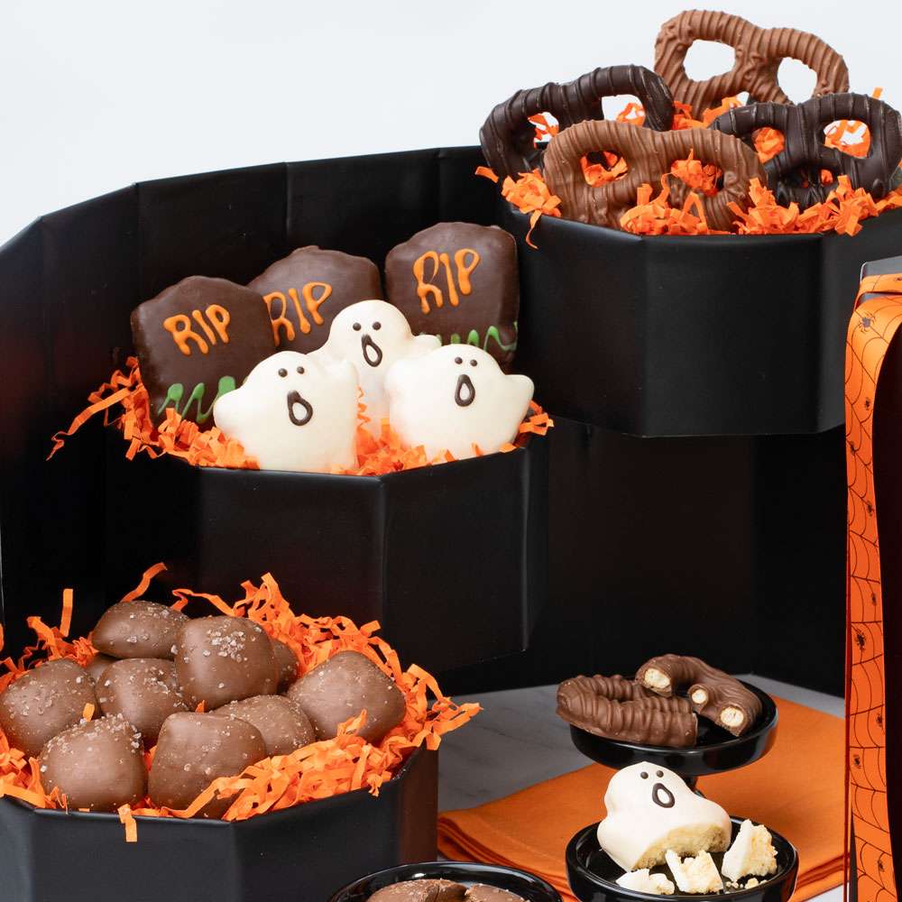 Halloween Bakery Tower Close-up