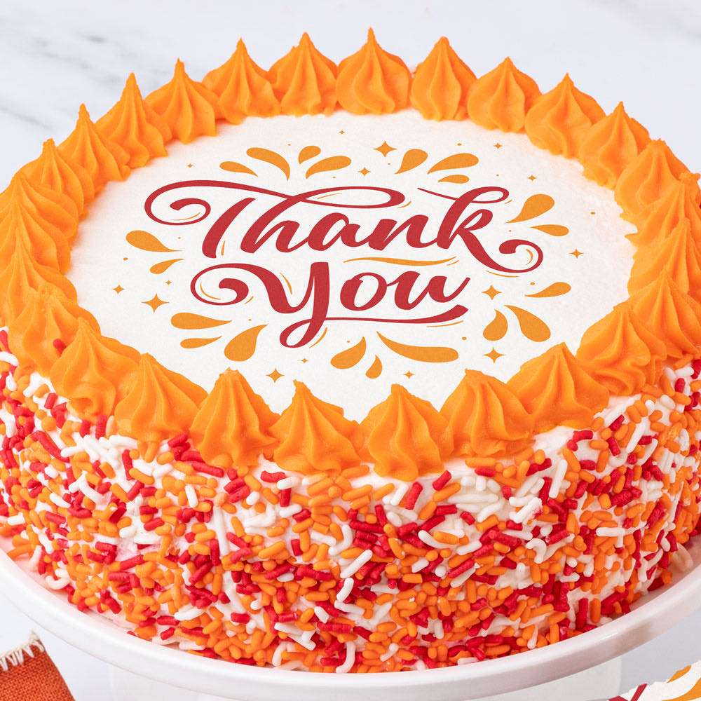 The Thank You Cake Close-up