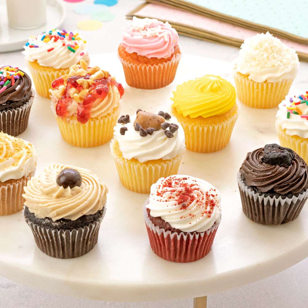 12pc Mini Cupcake Favorites  Close-up