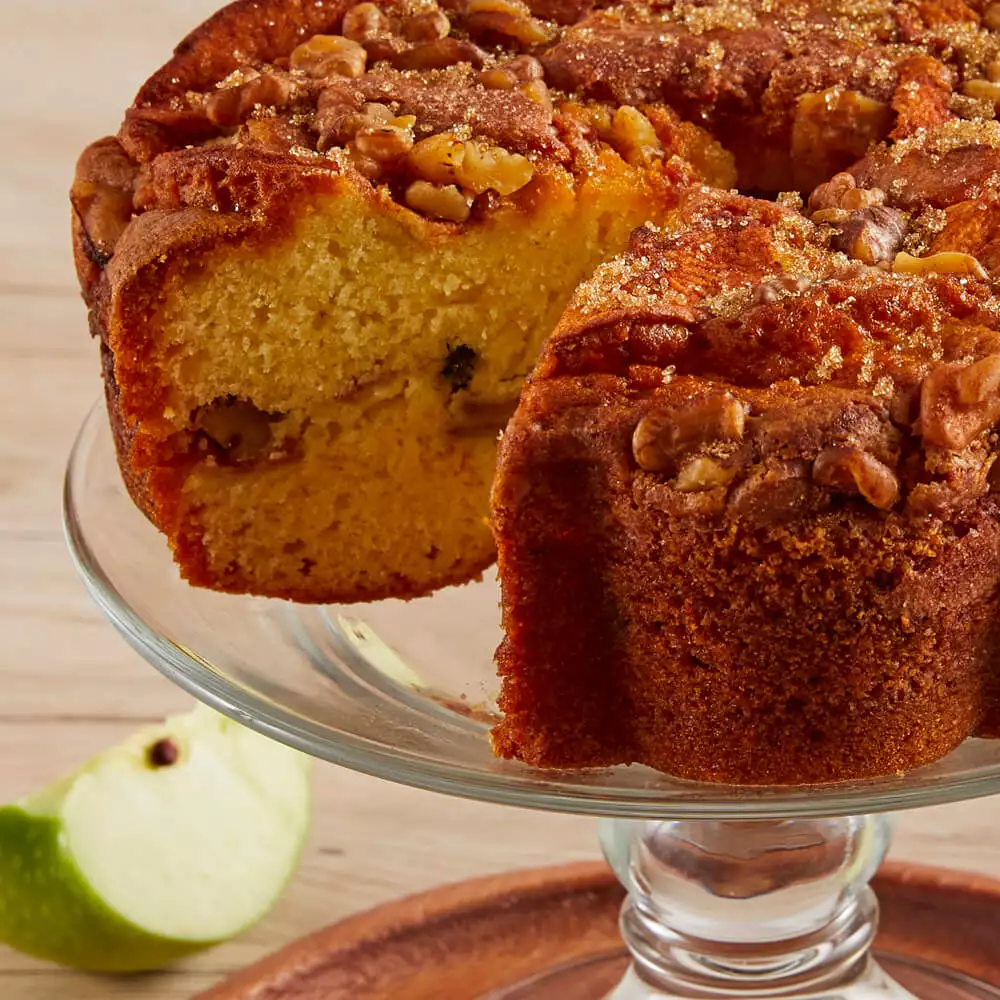 Viennese Coffee Cake - Granny Apple (military) Close-up