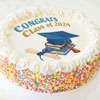 Zoomed in Image of Class of 2024 Cake