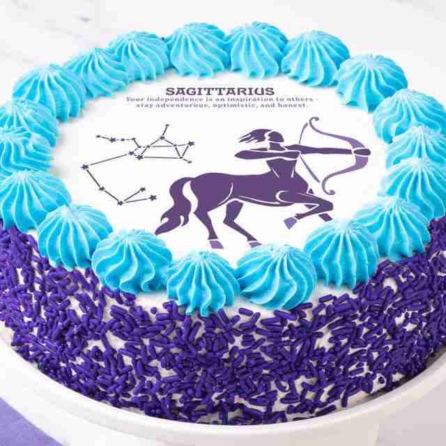 Zodiac Midnight Sky Cake