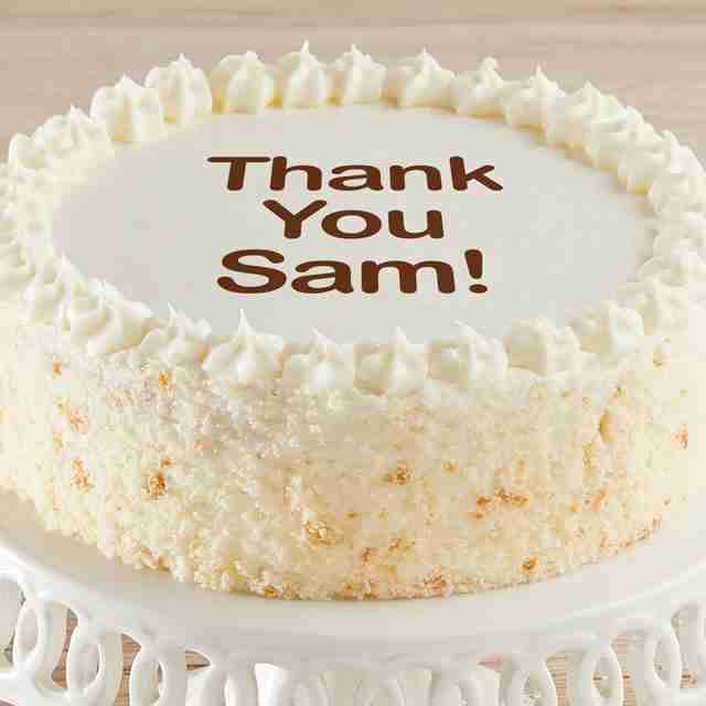 Floral thank you sheet cake- whipped icing by Sarah Stump | Sheet cakes  decorated, Cake design inspiration, Birthday cake decorating