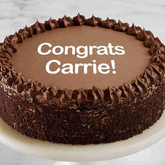 Elegant Cakery. Birch Congrats Cake Toppers