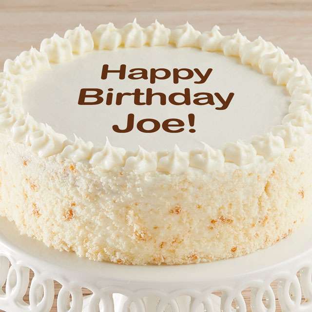 image of Personalized Vanilla Cake