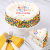 Image of Product: Personalized Happy Birthday Cake