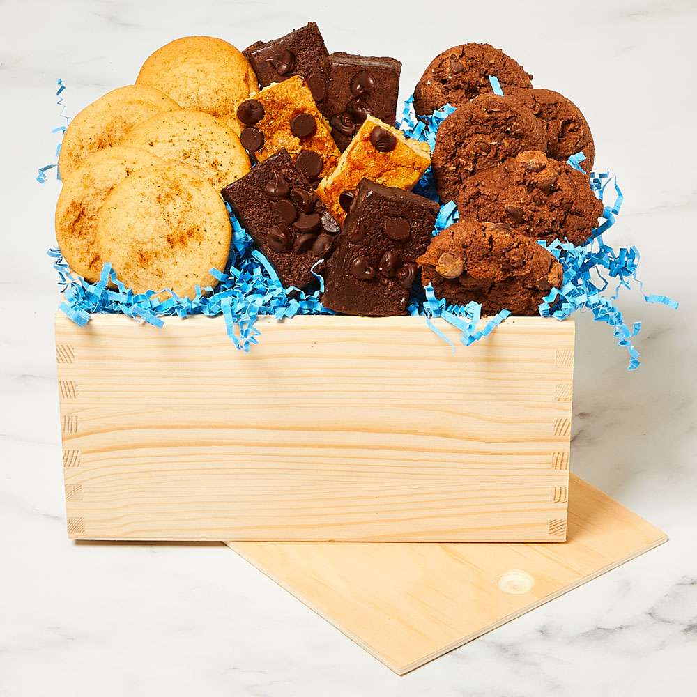 Buy Dulcets Best-selling Cookie and Fudge Brownie Party Gift Basket Great  Gift for Friends Parents, Corporate Gifting, Family or Birthday Party  Online in India - Etsy