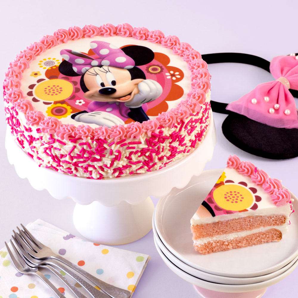 Minnie Mouse Coin Bank Cake | Birthday Cake In Dubai | Cake Delivery –  Mister Baker