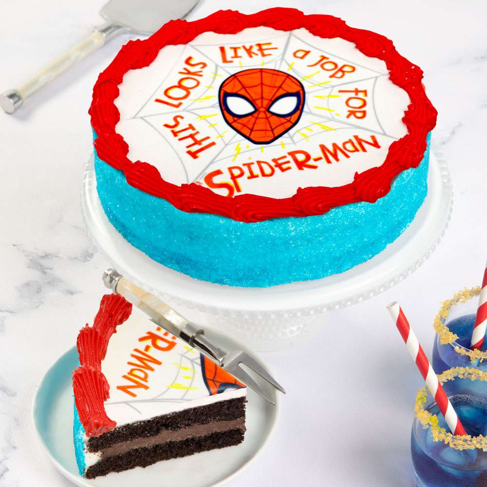 How to decorate a Spiderman Cake | My Kitchen Stories