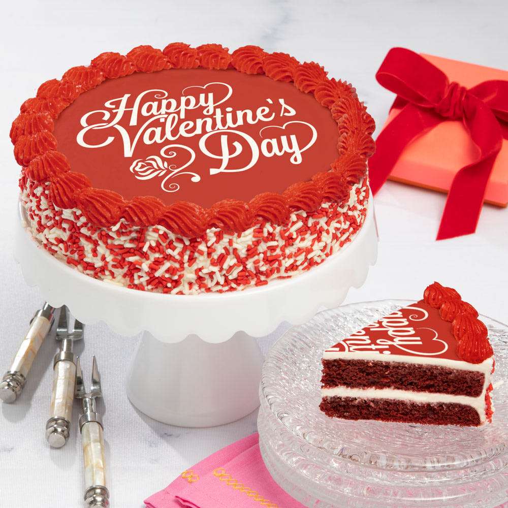 Happy Valentine's Day Cake Topper Accent 1 – Varda Chocolatier