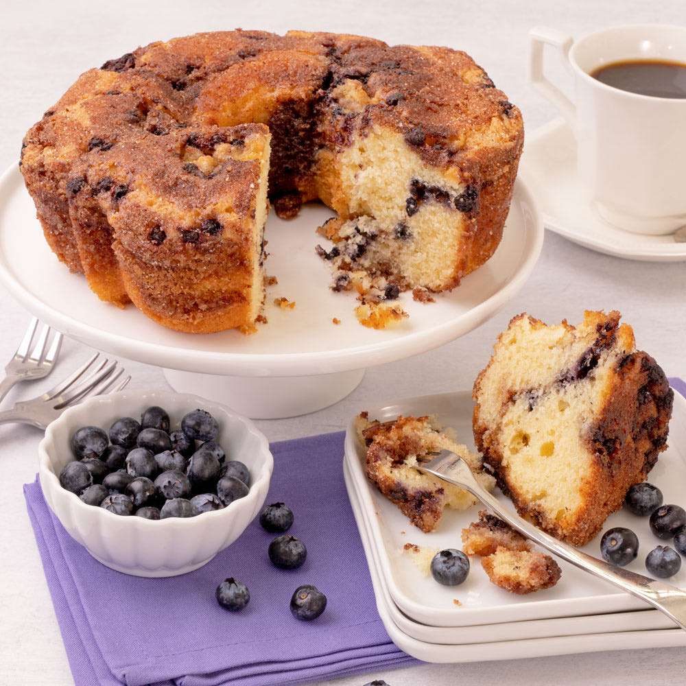 Viennese Coffee Cake - Blueberry