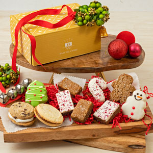 Corporate Event Gift Jingle Bell Bakery Box with possible customizations