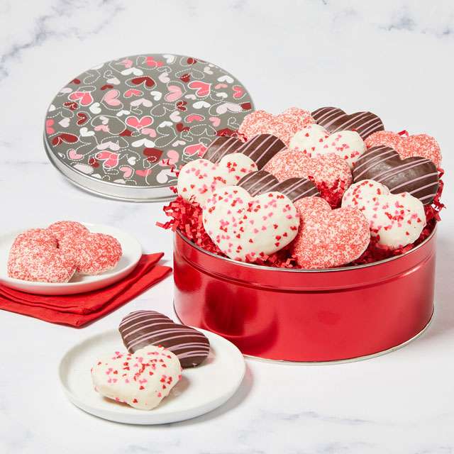 Valentines Day Cookie Tin